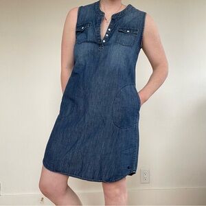 Eddie Bauer Blue Denim Women's Dress
